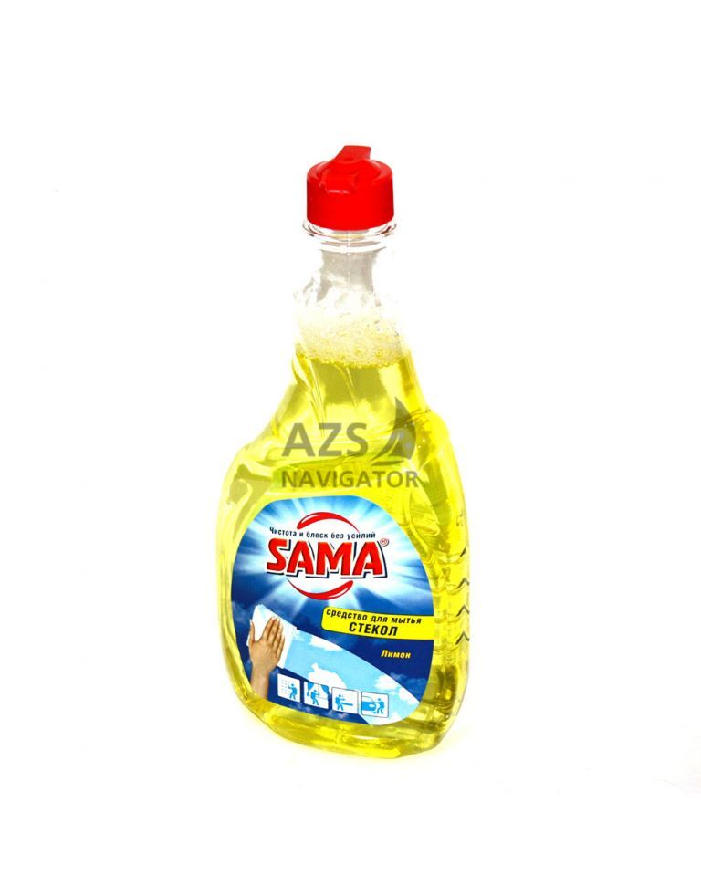 Засіб для миття скла (запаска), 0,5л ТМ SAMA