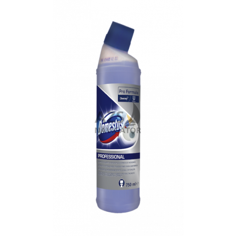 Засіб для чищення унітазів та піссуарів 0,75л Domestos Prof (6шт/ящ)