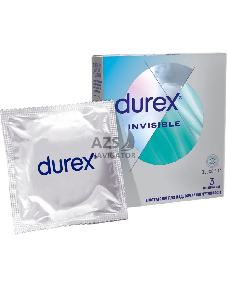 Презервативи Durex №3 lnvisible ультратонкі