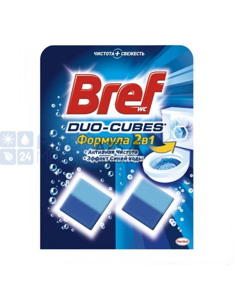 Bref Дуо–Куб Чистячі кубики для унітазу 100г