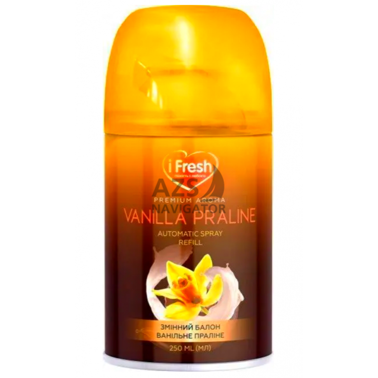 Освіжувач повітря змін. балон iFresh Premium Aroma vanilla praline 250мл праліне