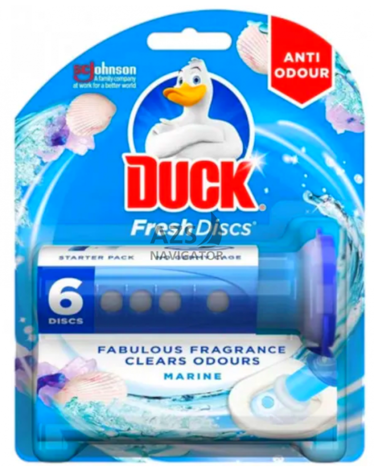 Диски чистоти для унітазу DUCK 38г 6 дисків