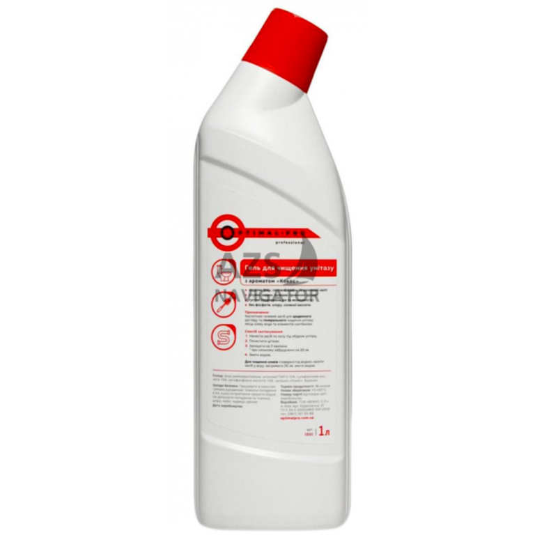 Гель для чищення санвузлів OPTIMAL PRO, 1л