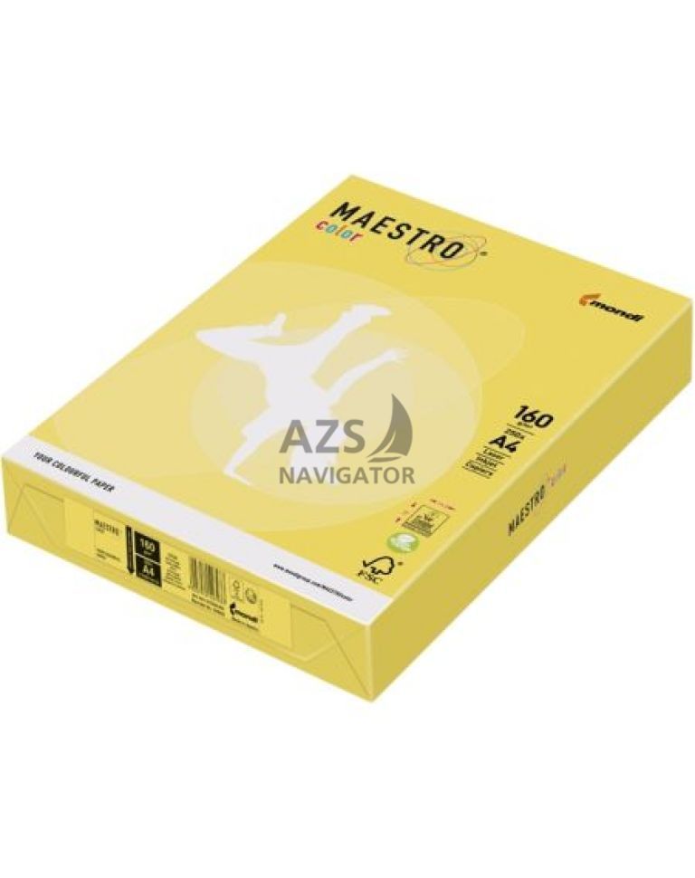 Папір кольоровий A4 щ. 80г/м2 насич.сон.-жовт.(500 арк.)SY39